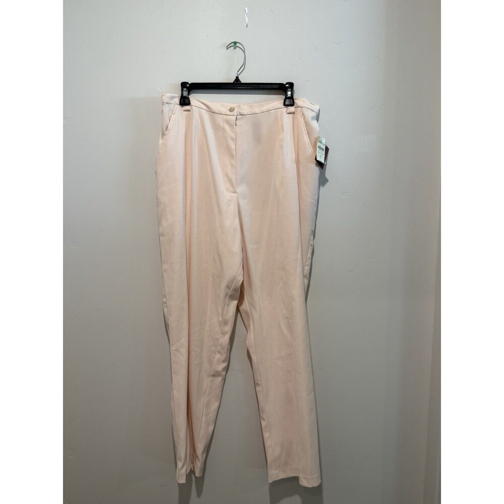 Coldwater Creek Women Pant 8 Pink Stretch Tapered 18